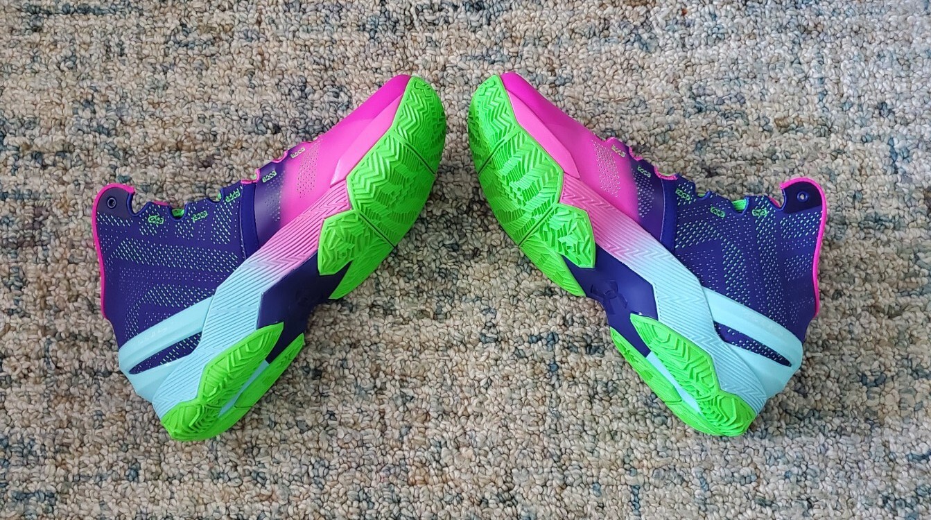 MEN 2023 UNDER ARMOUR UA STEPHEN CURRY 2 NORTHERN LIGHTS [3026052-600] 9.5 US