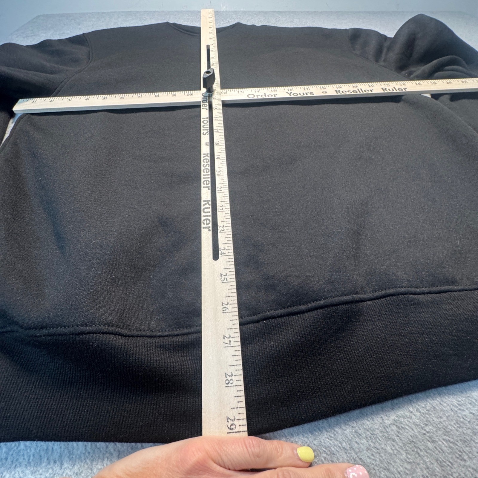 Bleecker & Mercer Secure The Bag Black Sweatshirt Mens Large NWT Streetwear