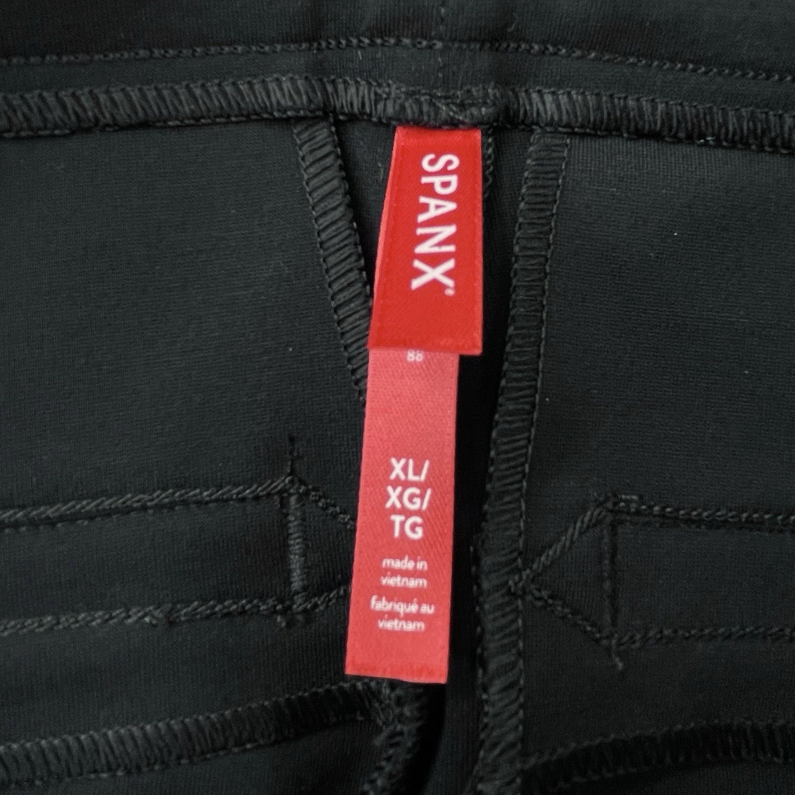 NEW SPANX The Perfect Black Pant Style 20251R Backseam XL