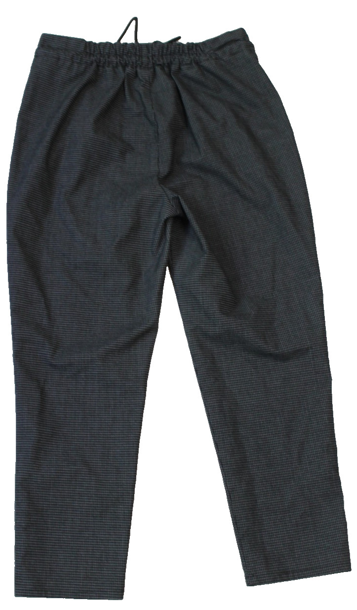 Forever 21 Los Angeles Jogger Pants Women’s Size L Gray Check Drawstring Stretch