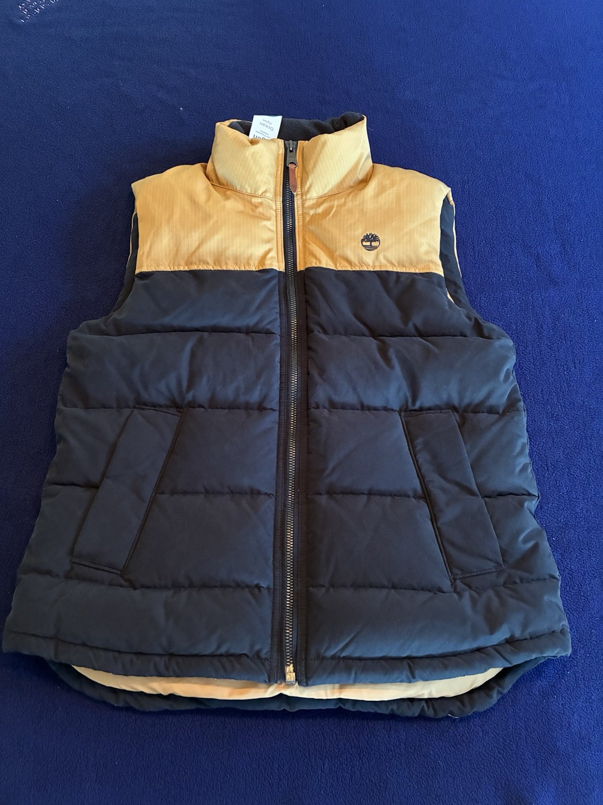 Timberland Mount Welch Puffer Vest Men’s Size Small Zip Insulated Tb0a22xm P57