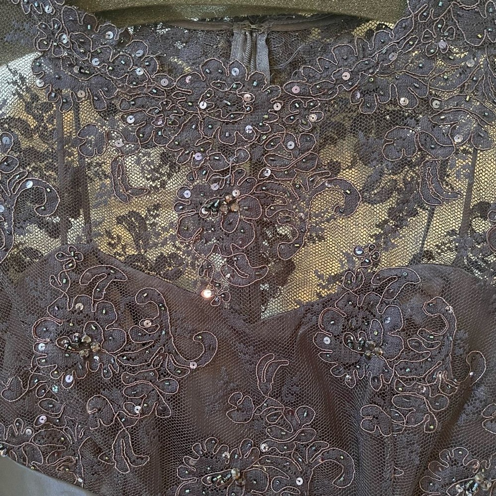 Teri Jon by Rickie Freeman Navy Cocktail Wedding Dress Size 6