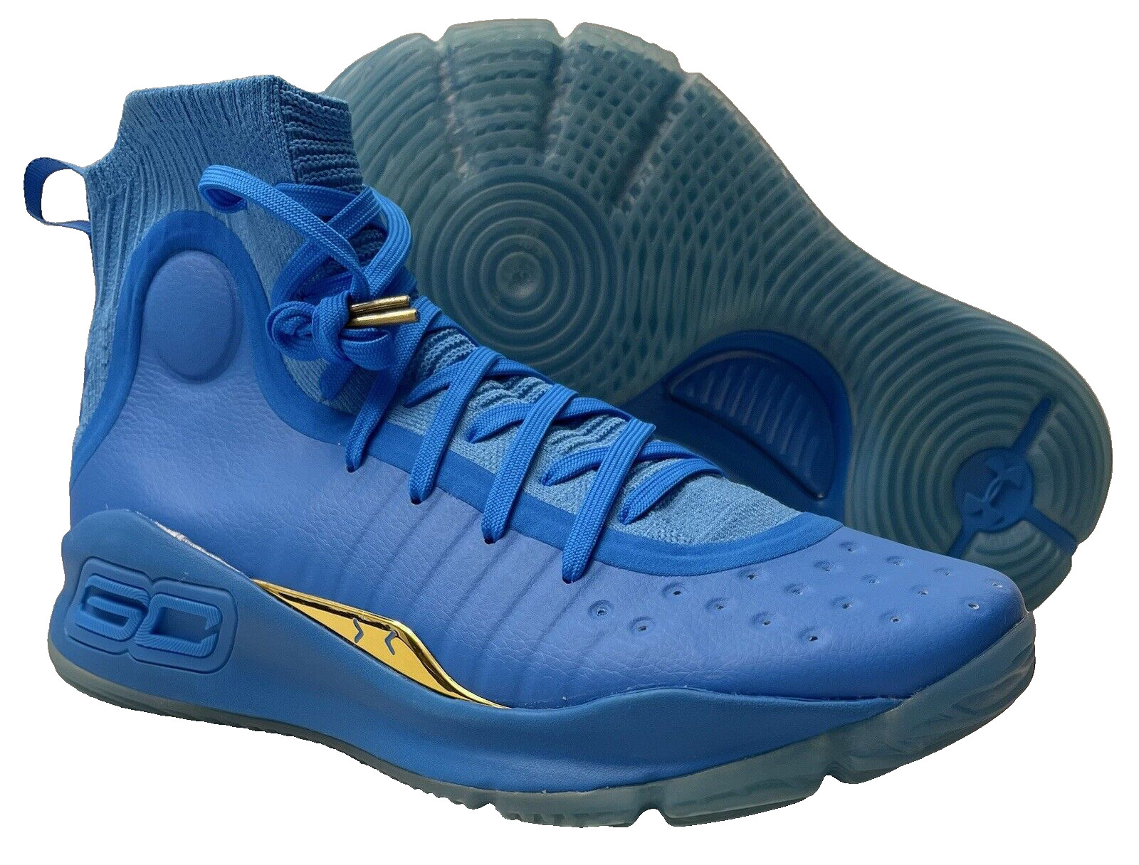 Under Armour Curry 4 Retro Flooded 1298306-404 Blue (Men’s 10) No Box