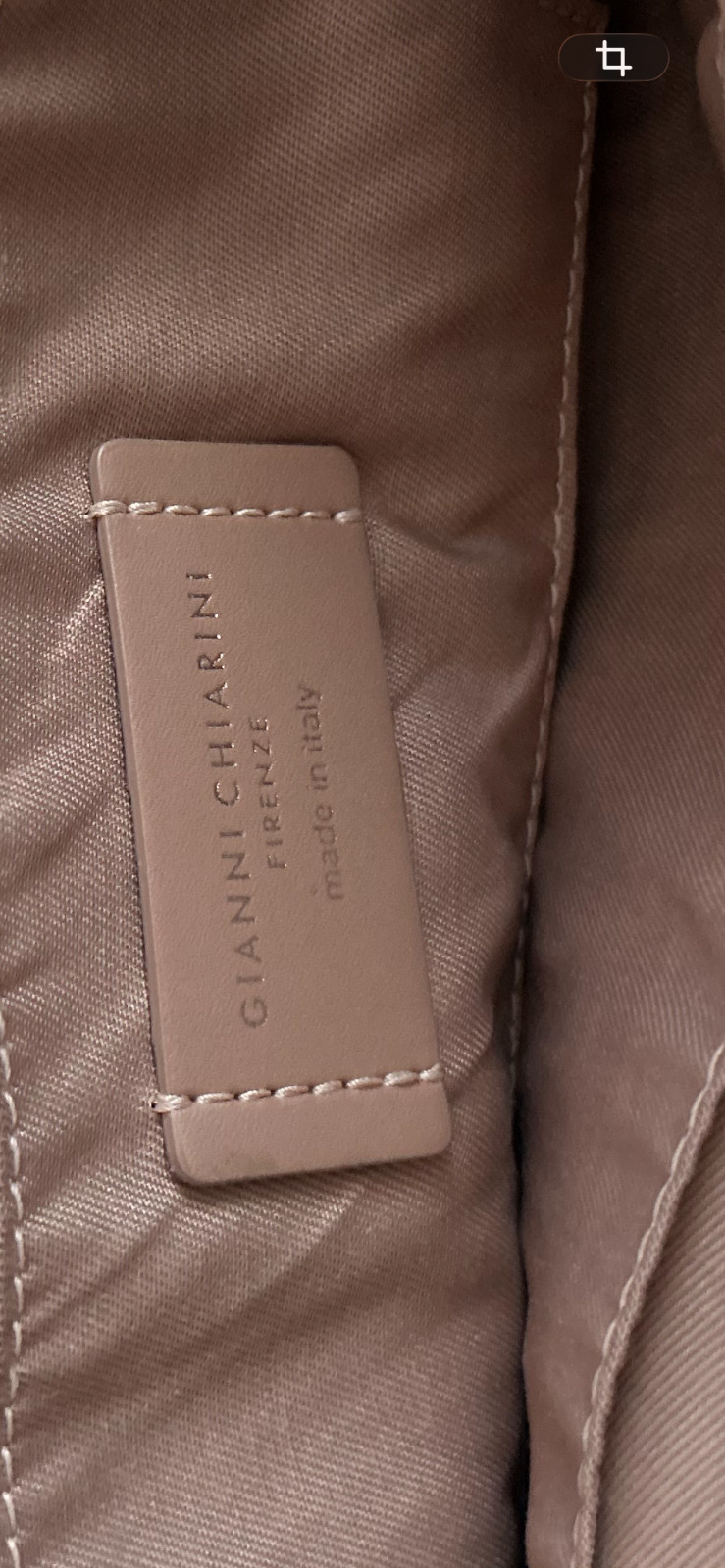 Gianni Chiarini Firenze Beige Genuine Leather Top Handle Bag – Made in Italy