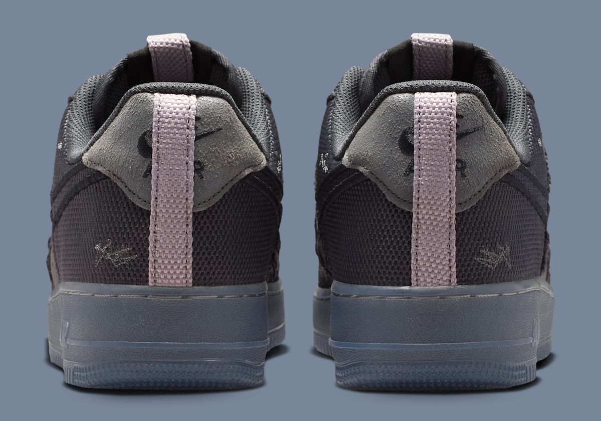 Nike Air Force 1 ’07 Low Anthracite Iron Grey Violet Ore IQ0614-060 sz 11.5 Men