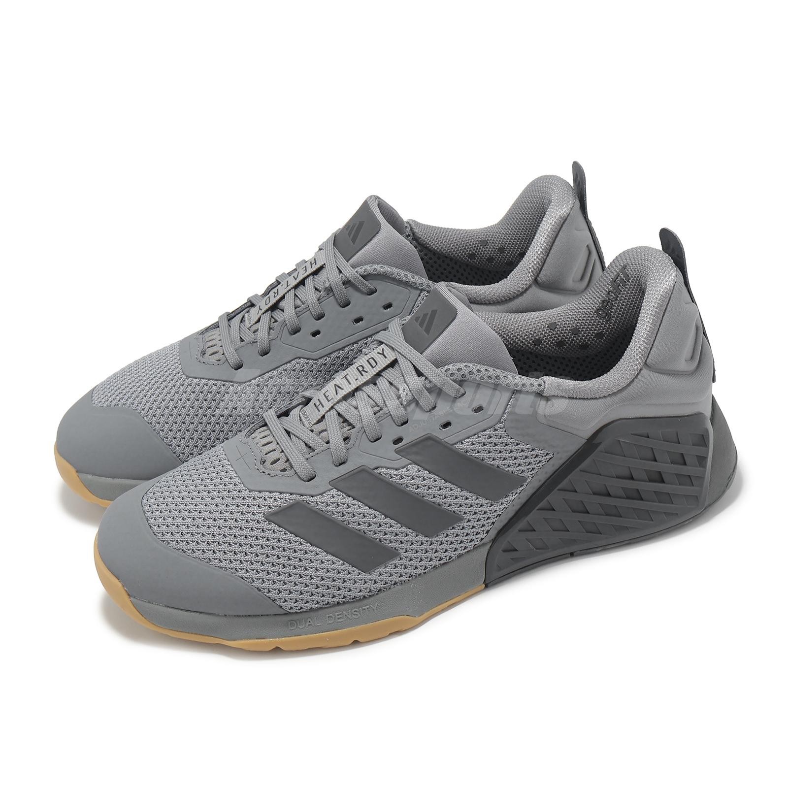 adidas Dropset 3 Trainer Grey Core Black Men Cross Training Workout Shoes ID8627