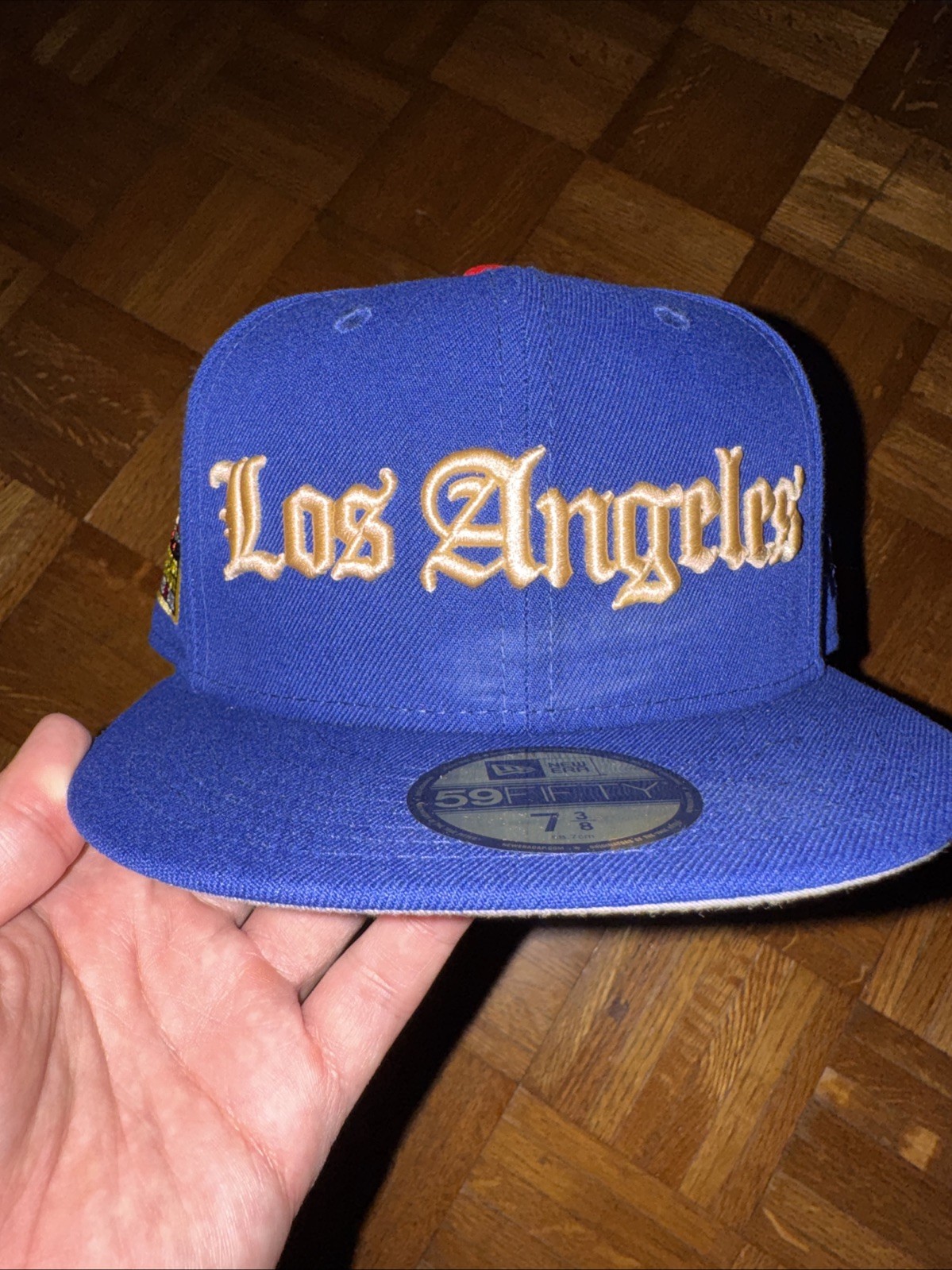 New Era Dodgers 5950 Storm Blue Noho Nati Union Boyz 73/8