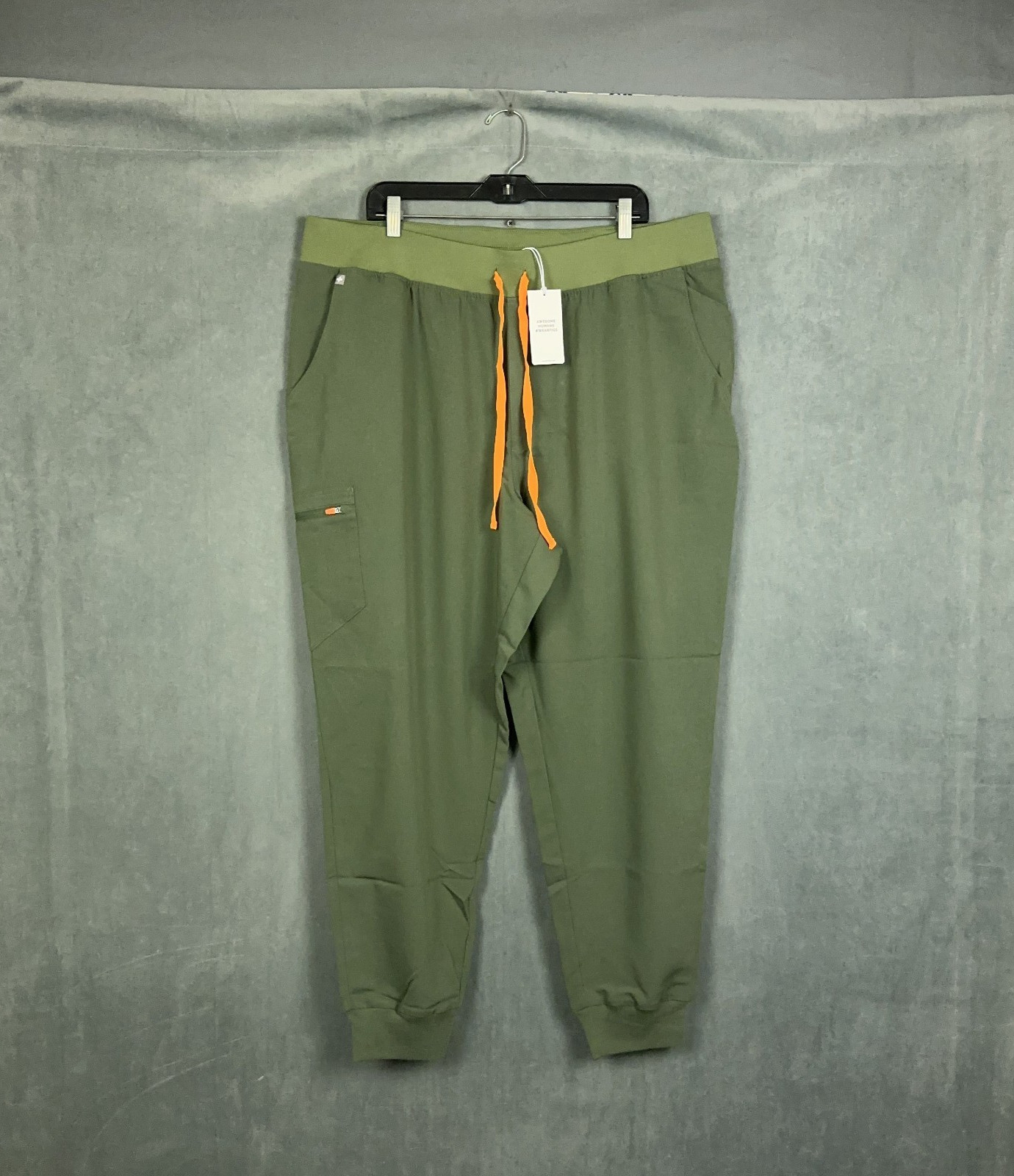 Figs Scrub Jogger Pants Womens Size 4XL TALL High Waisted Zamora Yoga Waistband