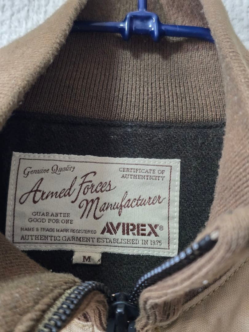AVIREX Tankers Flying Tiger military Jacket Blouson Coat Men Size M Genuine