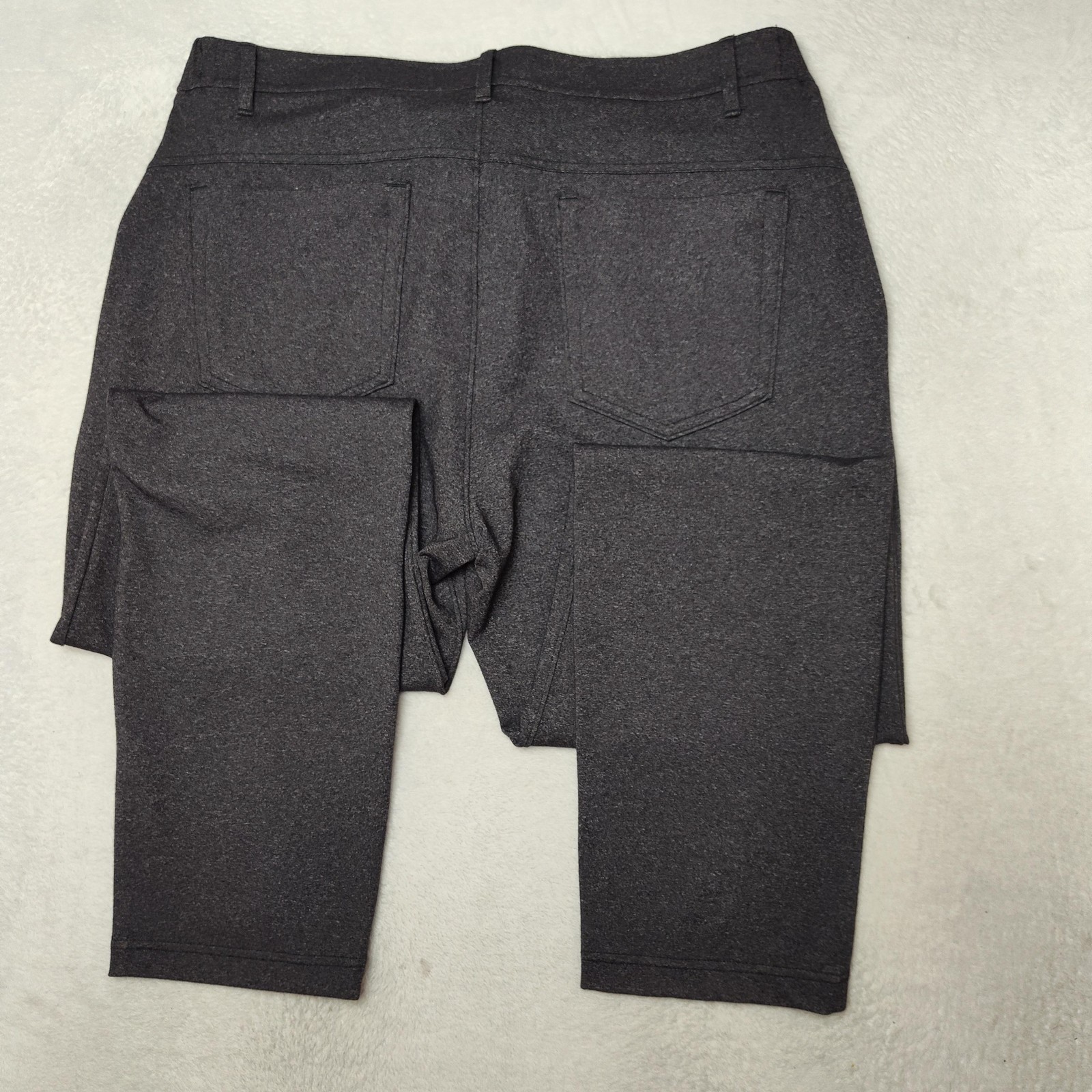 Public Rec Pants Men 36×32 Gray Chino Slim Stretch Golf Tech Comfort Travel Knit