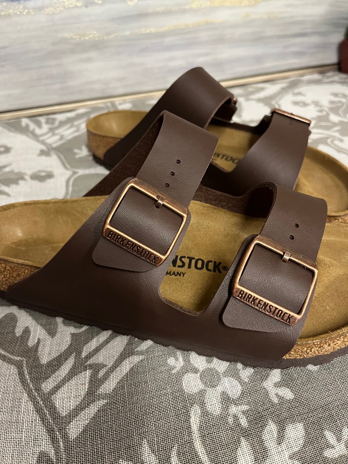 Birkenstock Arizona BS Sandals Dark Brown EU Size 39
