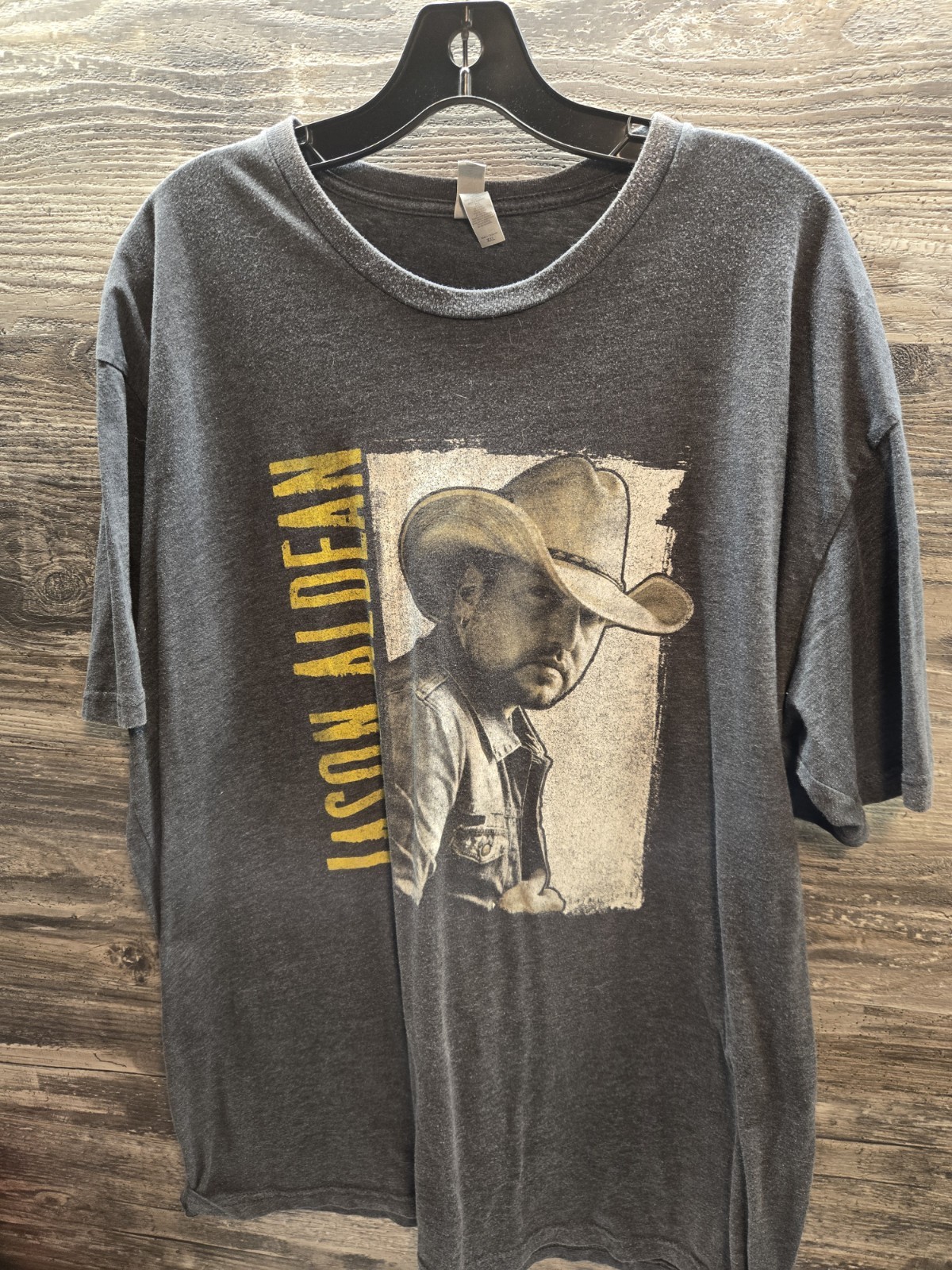 Men’s XXL Jason Aldean Ride All Night Concert Tour Gray Shirt T-Shirt Next Level
