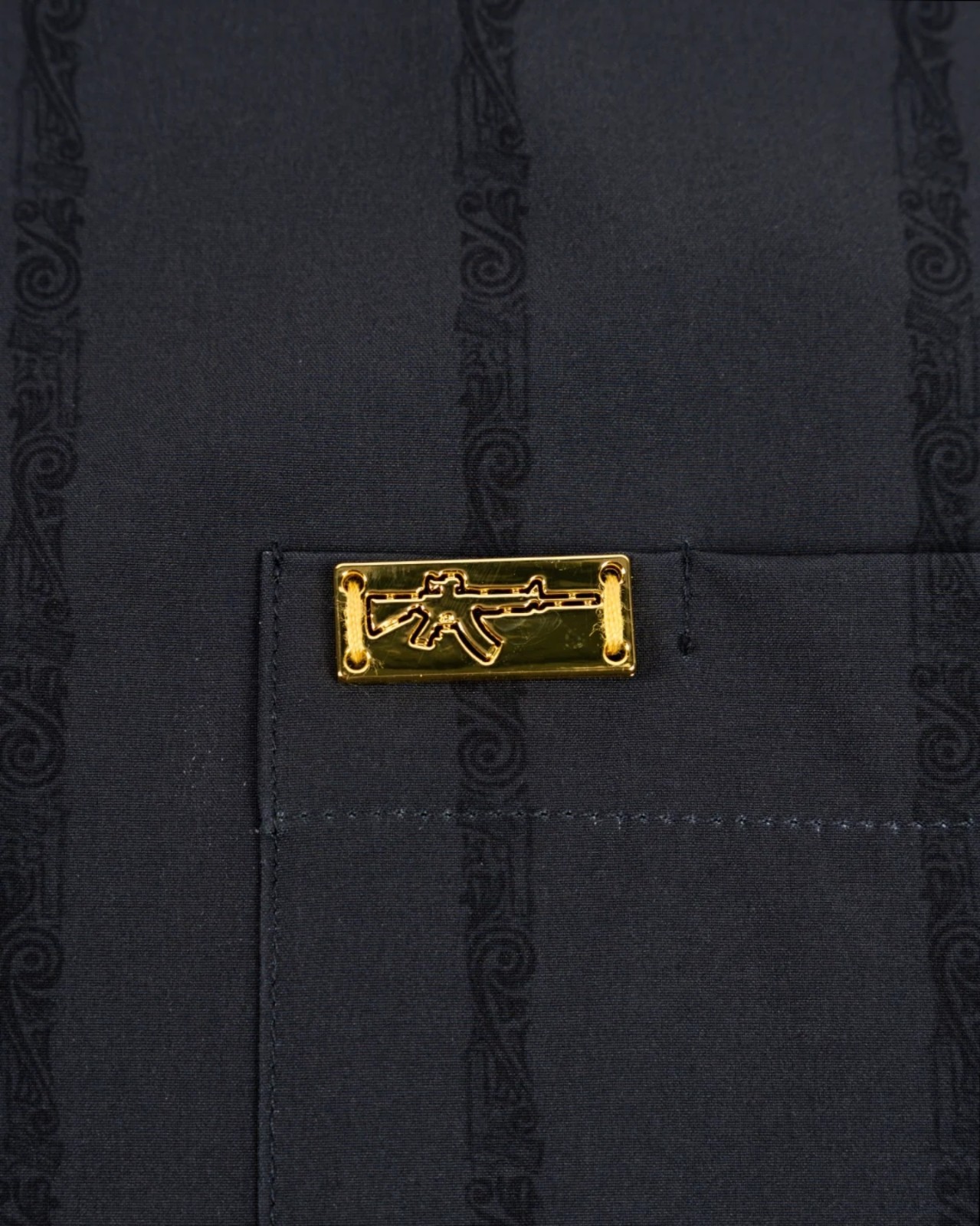 Retro Rifle The Capone Button Down (Pearl Snaps). Men’s X-LARGE- New In Bag