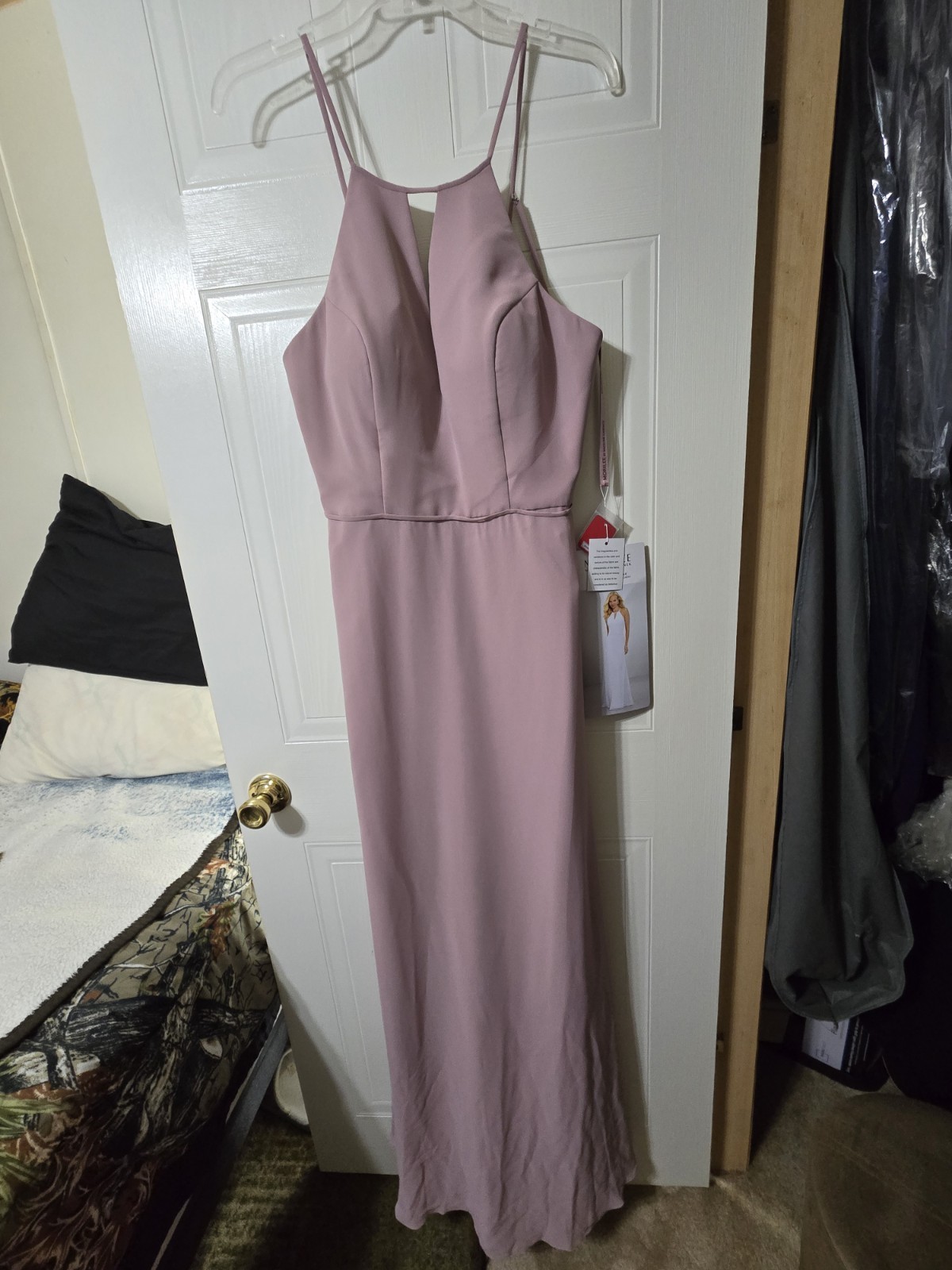 Morilee Madeline Gardner Joy Sleeveless V-Neck Dress, Size 8 Regular, Chiffon