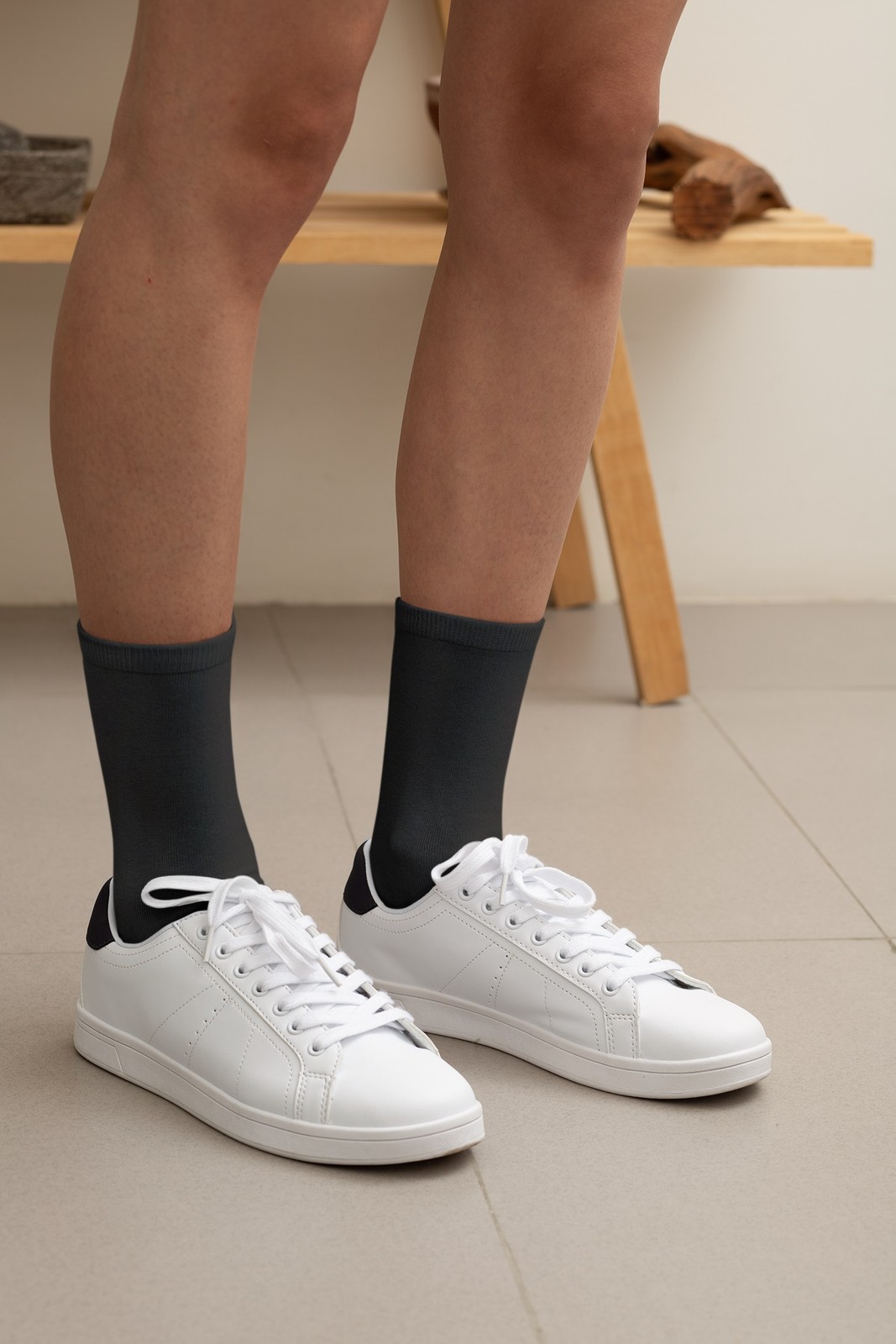 Mechaly 12 Pack Mens Solid Black Everyday Dress Socks