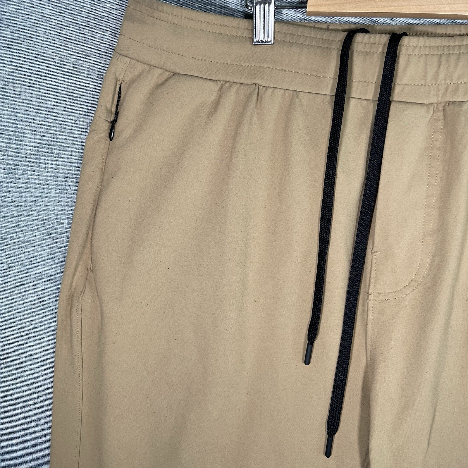 Public Rec Gamechanger All Day Every Day Pants Men 40×28 Beige Gym Travel Pocket