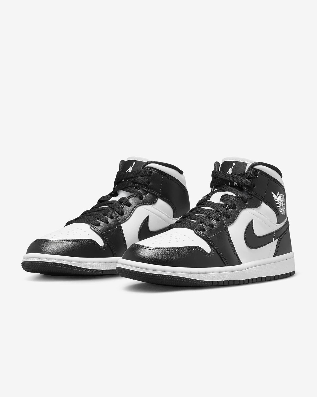 NIKE Jordan 1 Mid Women White/Black-Panda Mid DV0991-101 11.5 – White/Black-pand