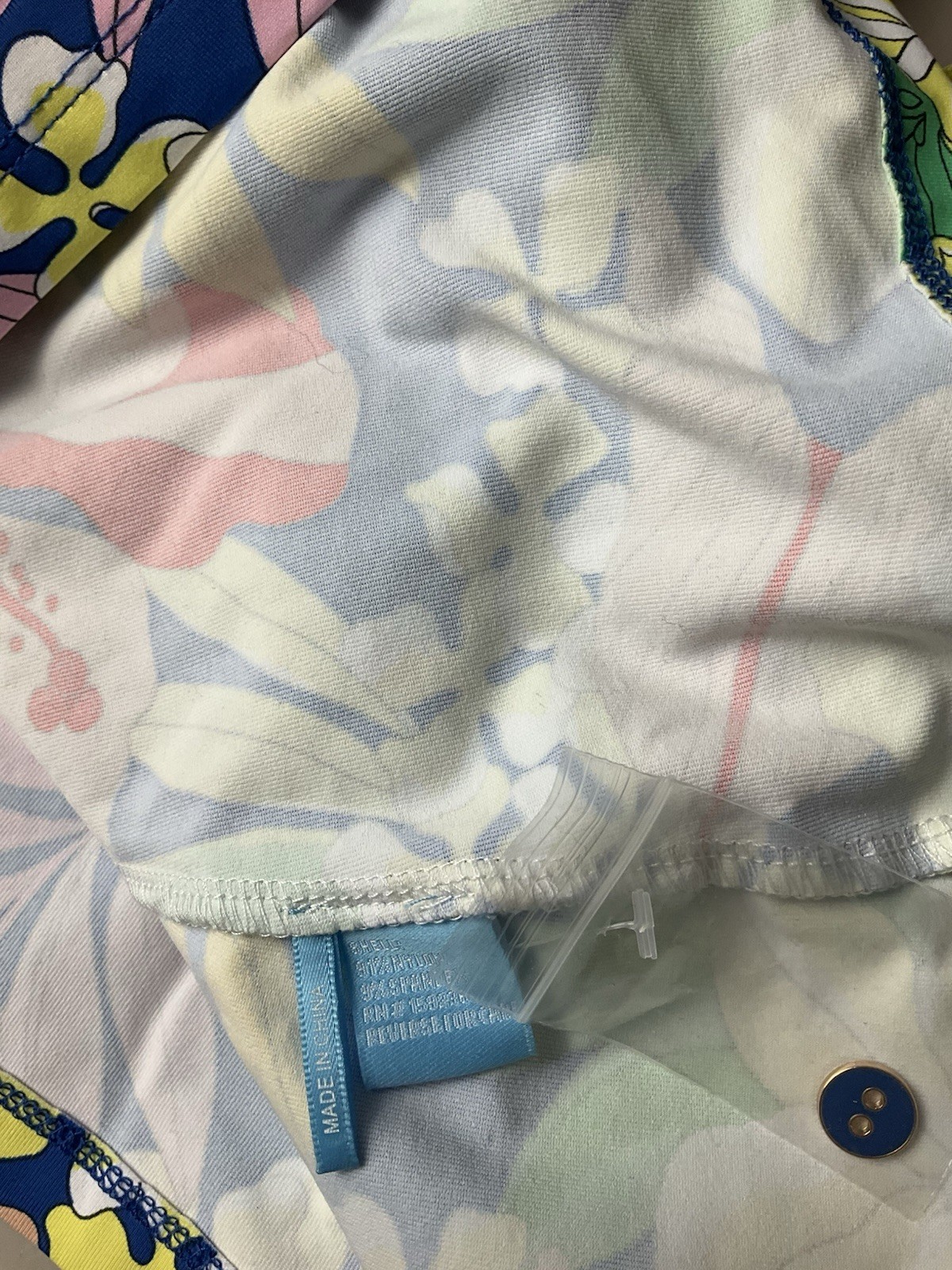 New J Mclaughlin Wavesong Top Catalina Cloth Stretch Multicolor Floral Bright S