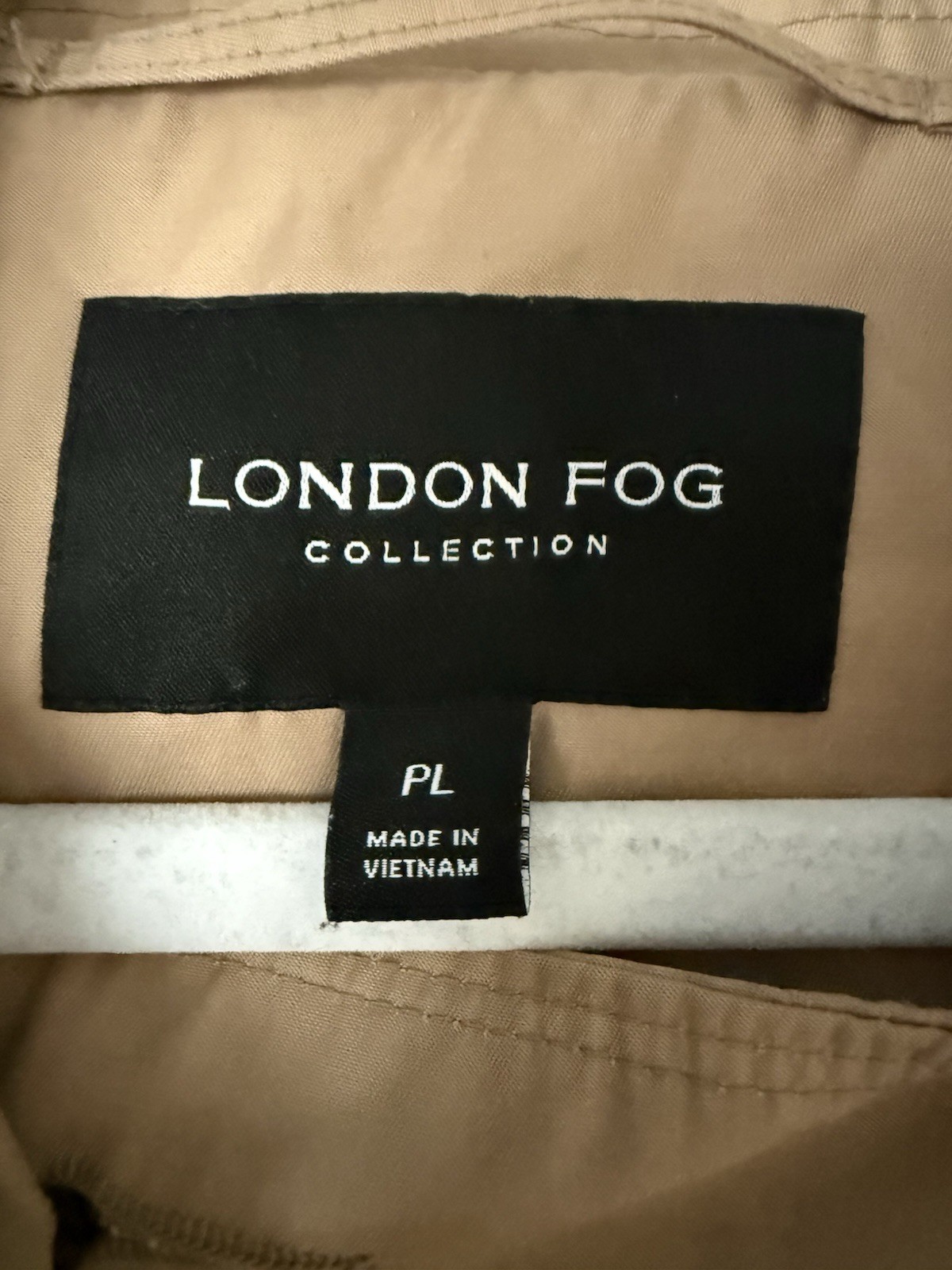 London Fog Women’s Double Breasted Trench Coat Size PL