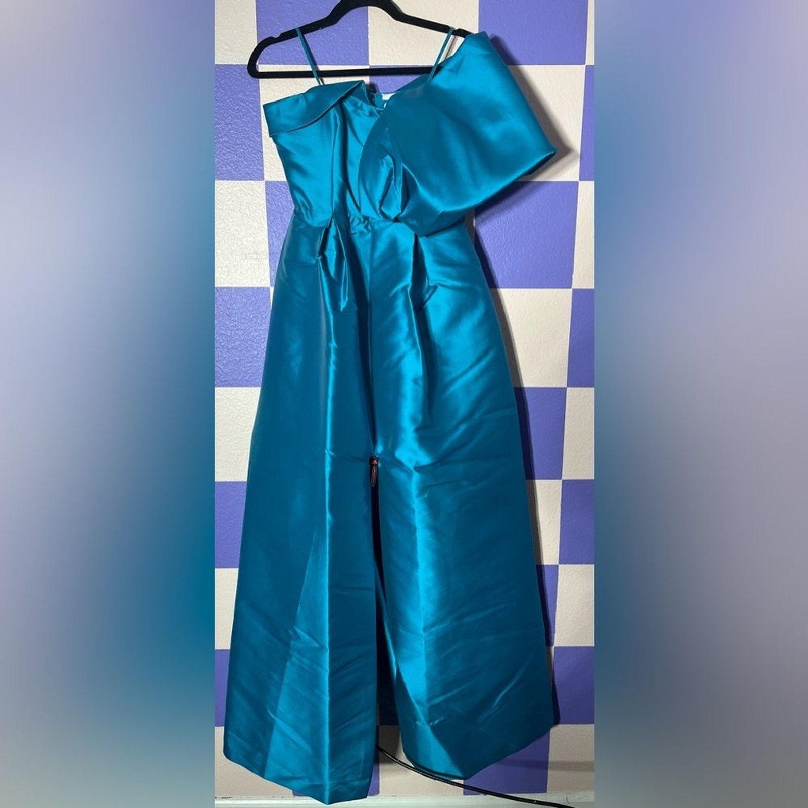 NWT Sachin & Babi Clarissa One Shoulder Full Skirt Ballgown Pockets, MSRP $1195