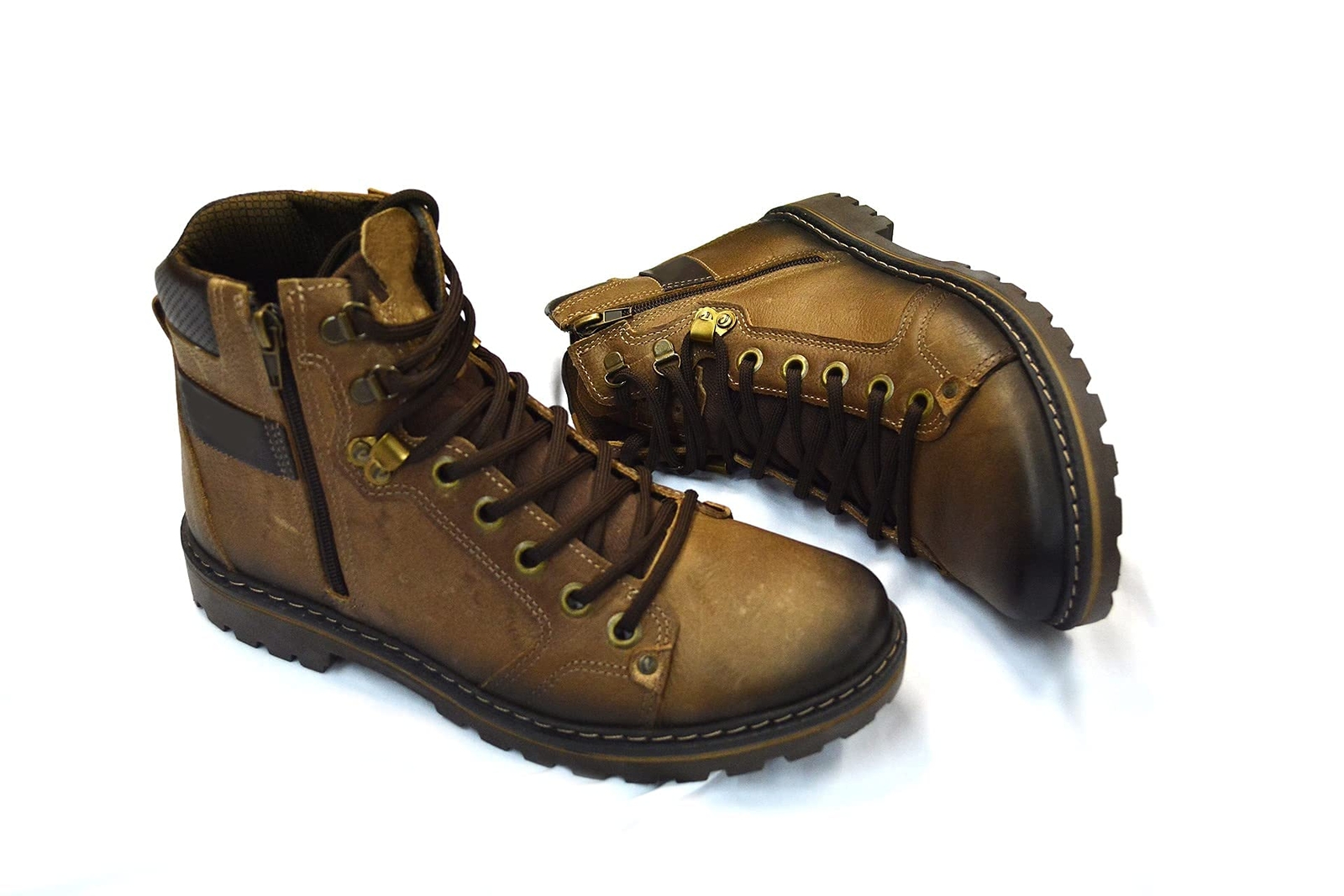 4 Pairs Round Boot Laces – Strong Durable Shoelaces for Work Boots Hiking Sho…