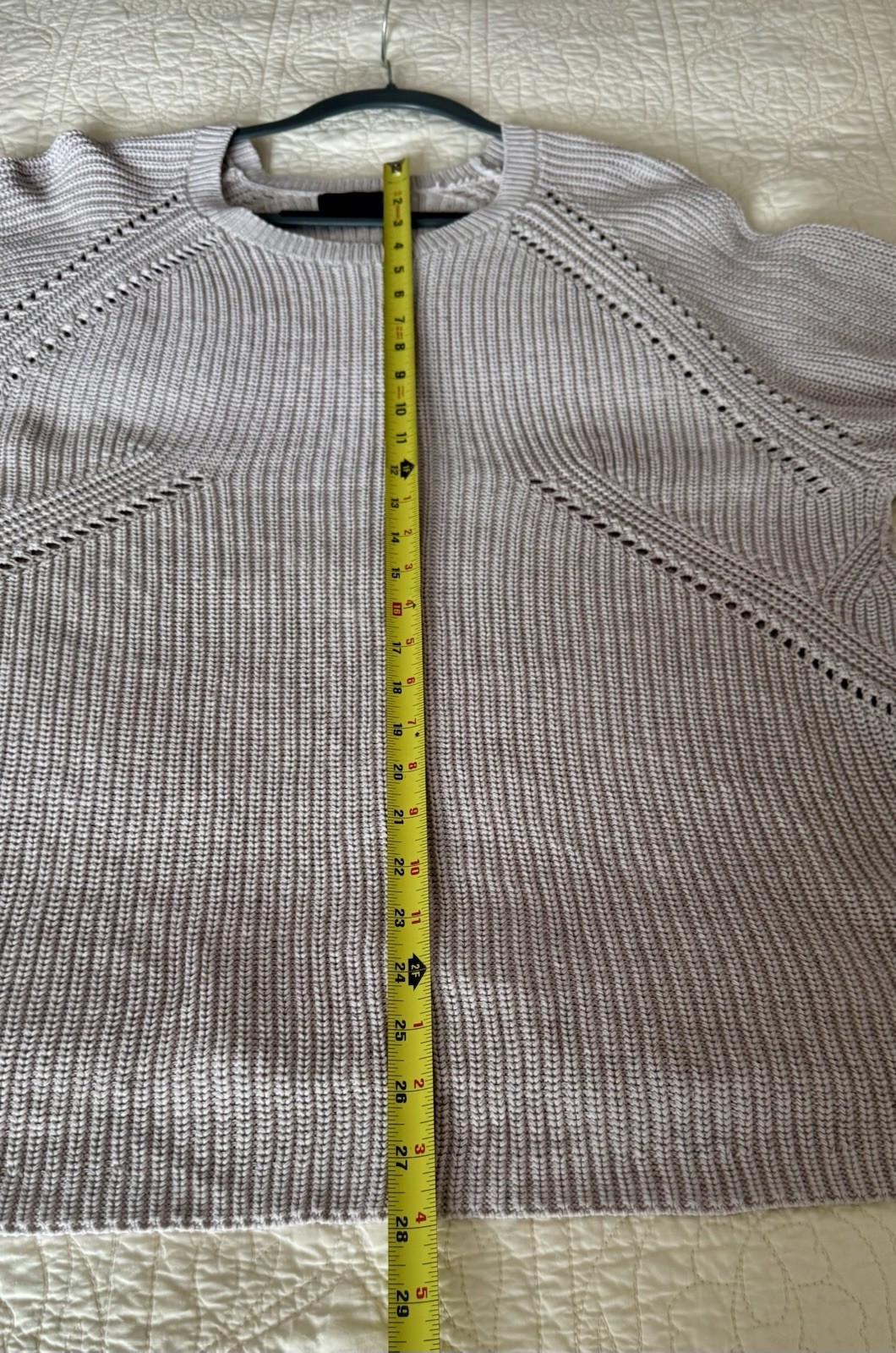 Hatch 100% Cotton Maternity Top Pointelle Detailing Hatch Size 4, XL