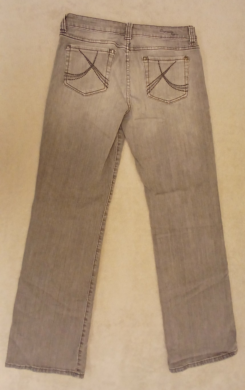 Common Genes Grey Straight Jeans size 8