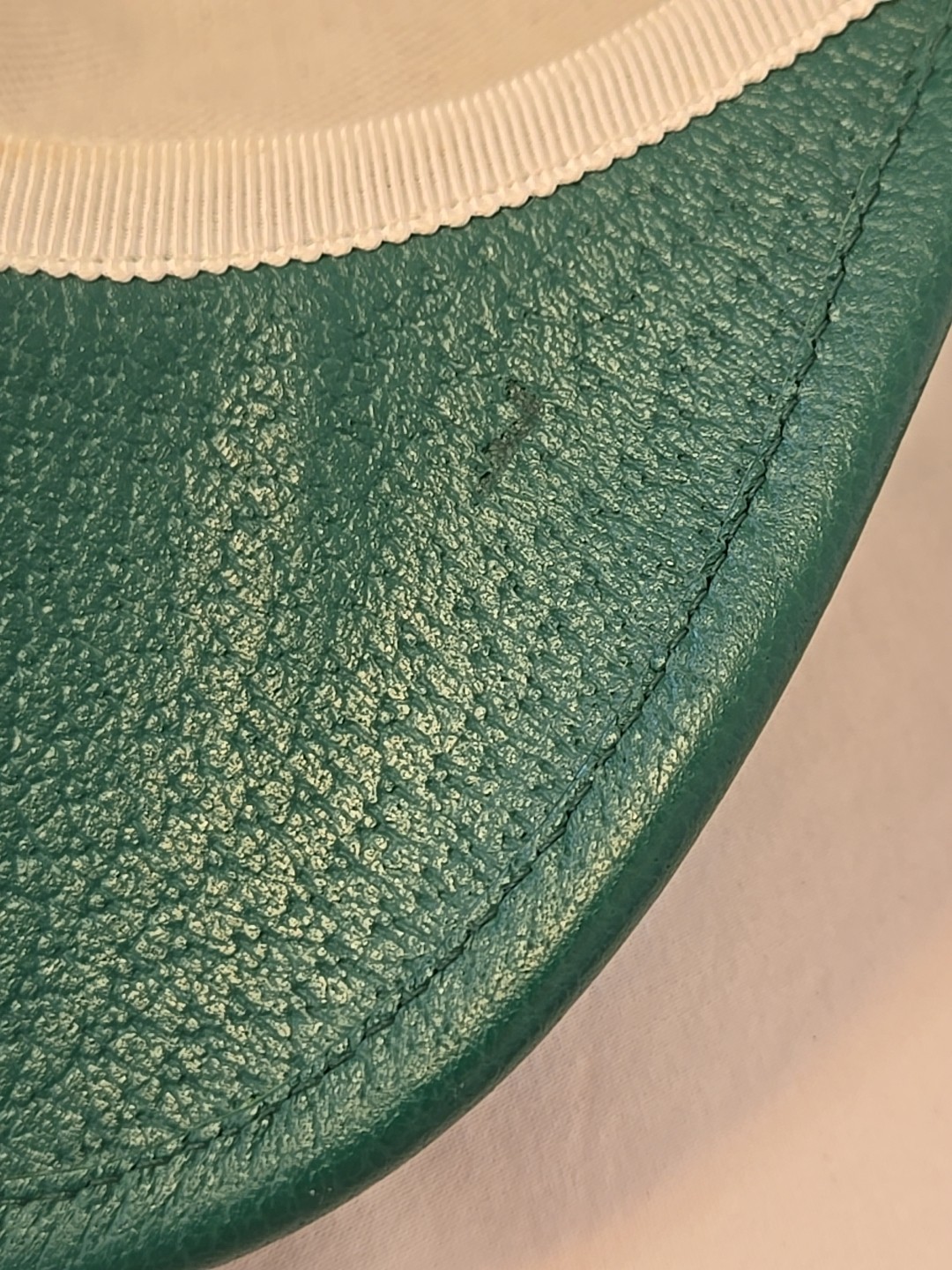 GUCCI GG Hat Cap Santa Barbara Green Metallic Adjustable Size M 57cm
