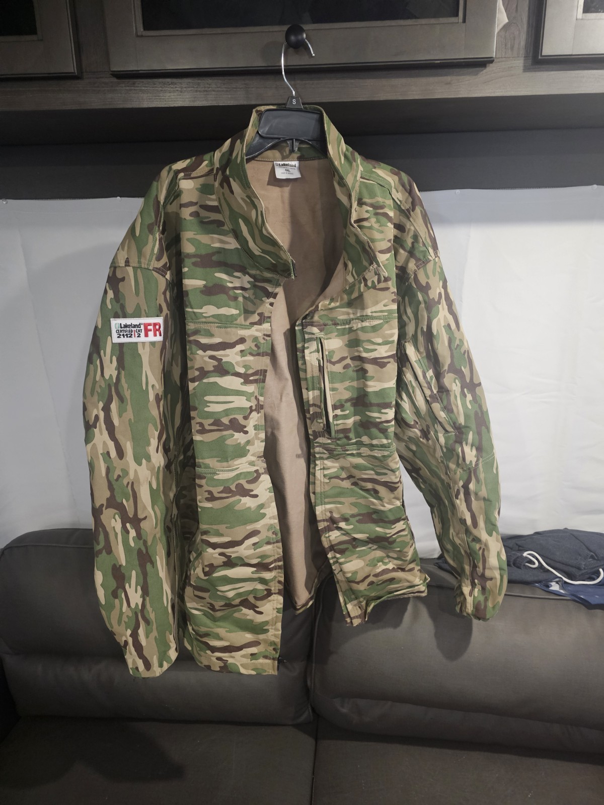 LAKELAND High Performance FR Camo Jacket, Camo, 4x