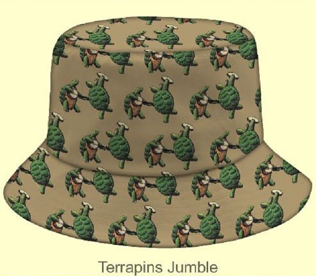 New Terrapin Station Turtles Grateful Dead Bucket Hat Adult Sun Summer One Size