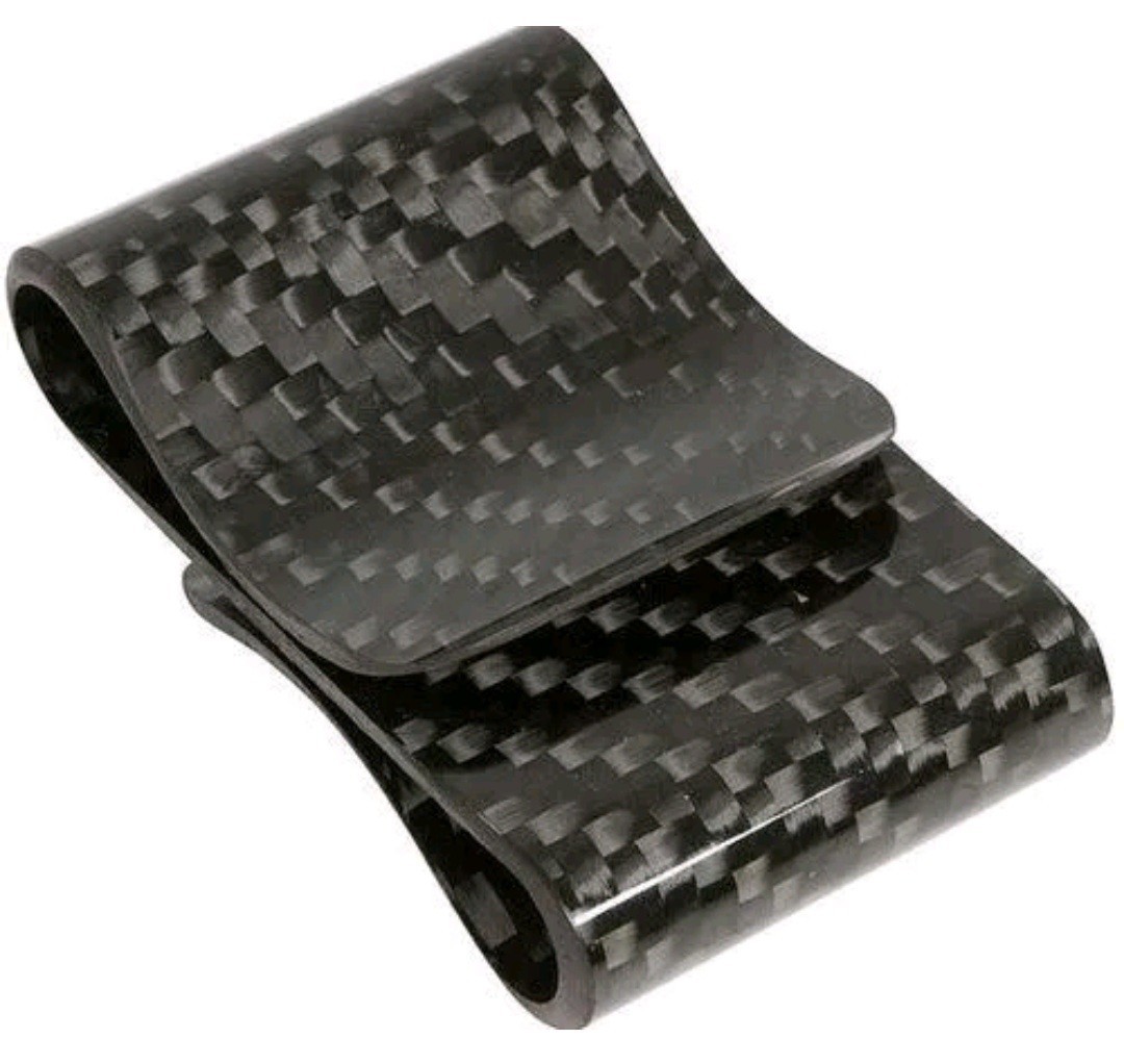 Carbon Fiber Money Clip Double Sided Made In USA