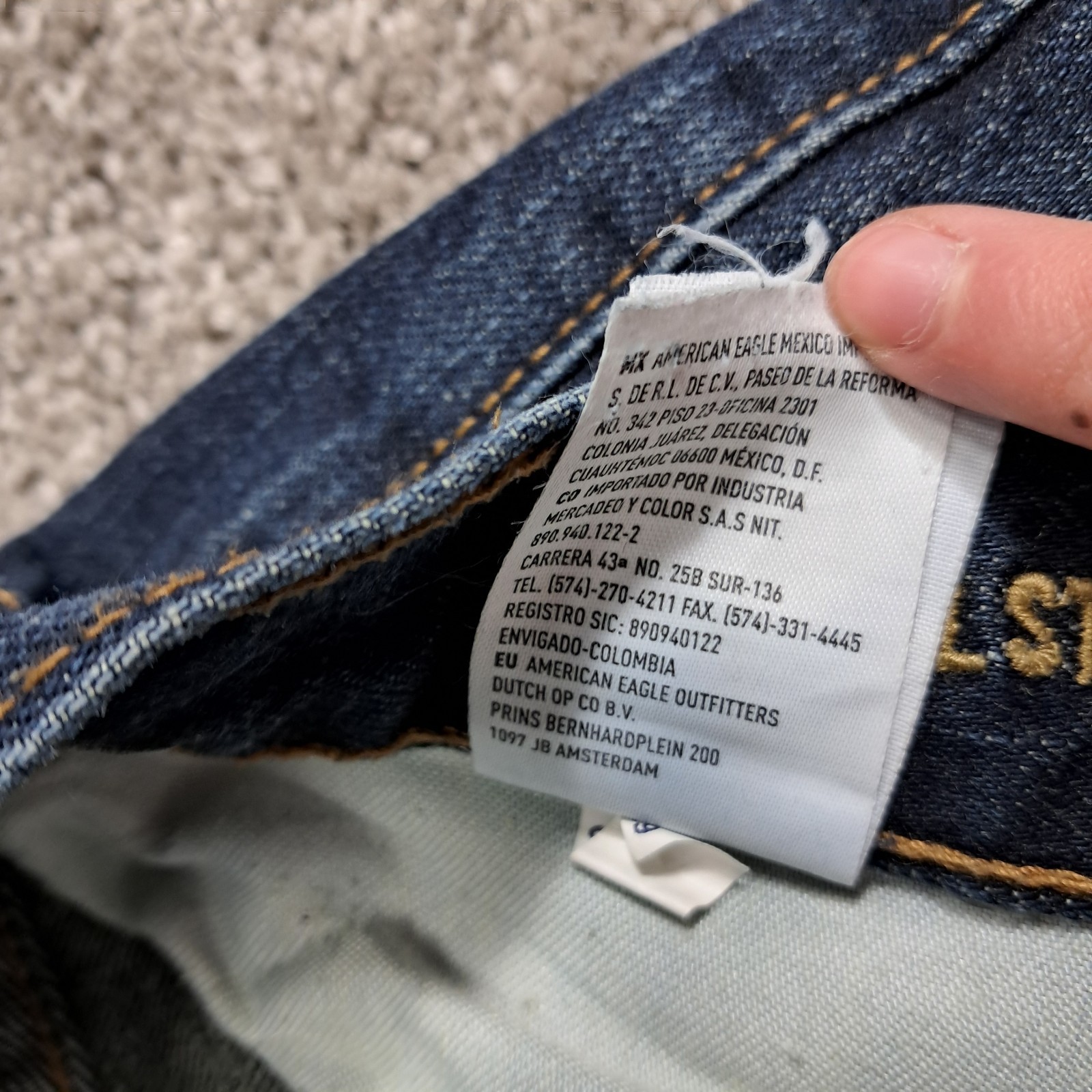 American Eagle Outfitters Women’s Original Straight Jeans Blue 30×36