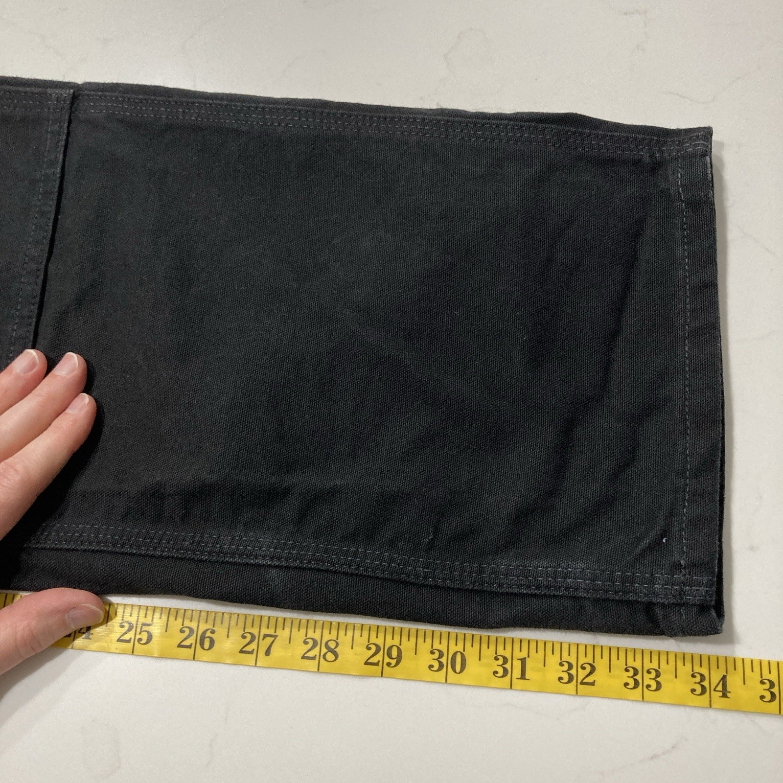 Carhartt B01 BLK Double Knee Work Pants Mens 31×34 Loose Fit USA Made