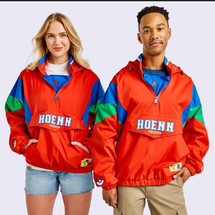 Pokémon Starter Pullover Jacket Red Hoenn Region – Pokémon x Target XL PreOrder