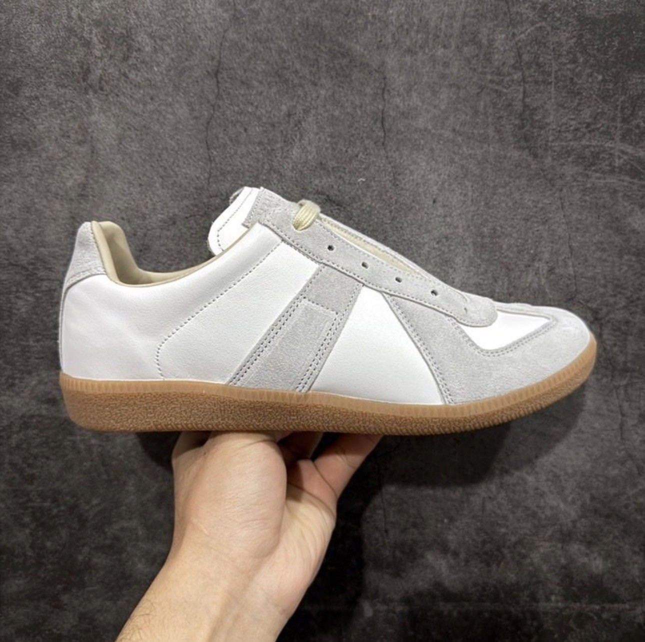 Mason Margiela Men’s Replica Sneakers Size 7-13 USA 39-46 EU White Leather