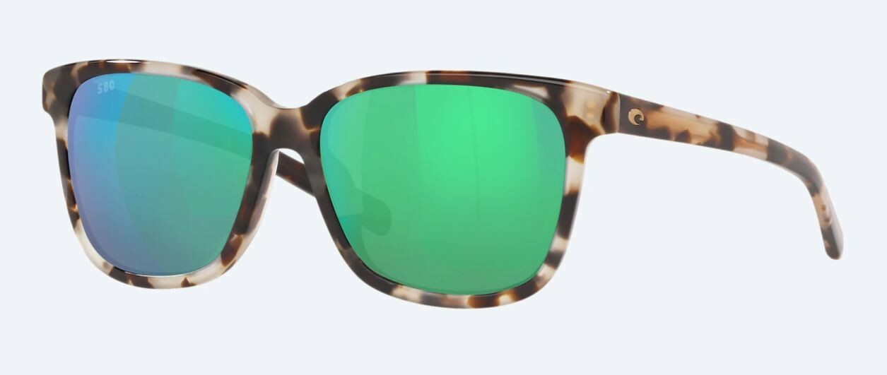 Costa Del Mar MAY Tiger Cowrie / Green Mirror Polarized Glass 580G – BRAND NEW