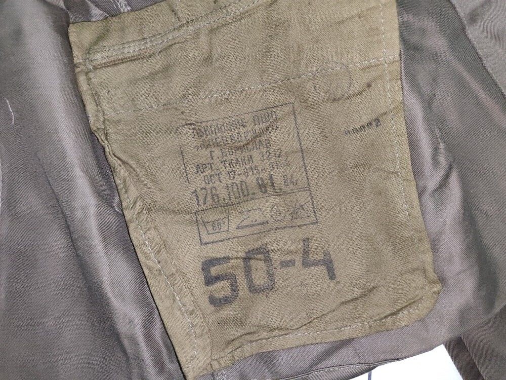 USSR Russian Afghanistan War Uniform Soviet Army Soldier AFGHANKA Suit, Original