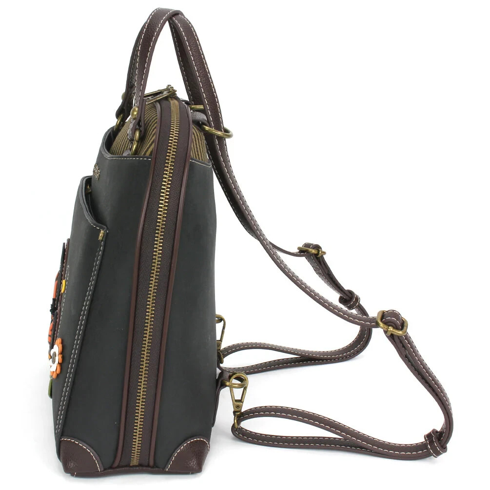 CHALA Convertible Backpack Purse – MONARCH BUTTERFLY (Black) NWT