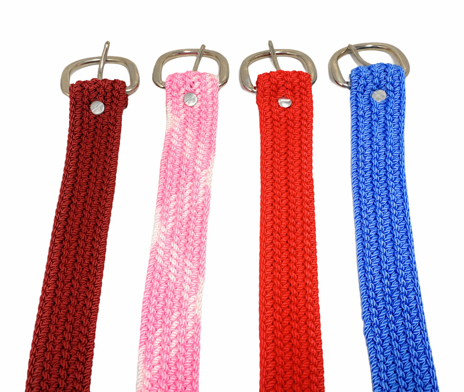 🌟Vintage Nocona Braided Nylon Western Belt, Washable, Fully Adjustable to 42″