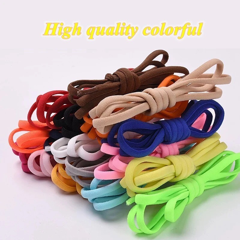 No Tie Elastic Lock Shoe Laces ShoeLaces Strings for Kids Adults Sneakers