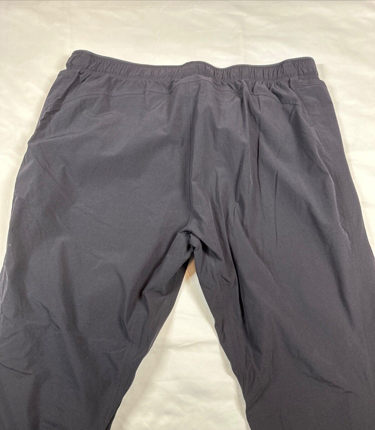 Paskho Pants Black Travel Comfort Leisure Pants Zip Fly Drawstring XXL