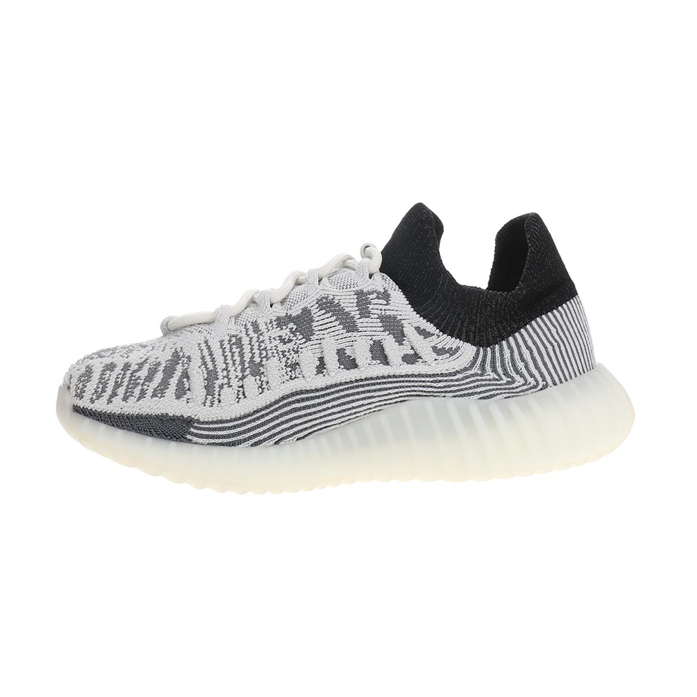 adidas Yeezy 350 V2 Cmpct Slip On Youth Boys Grey Sneakers Casual Shoes IG9608