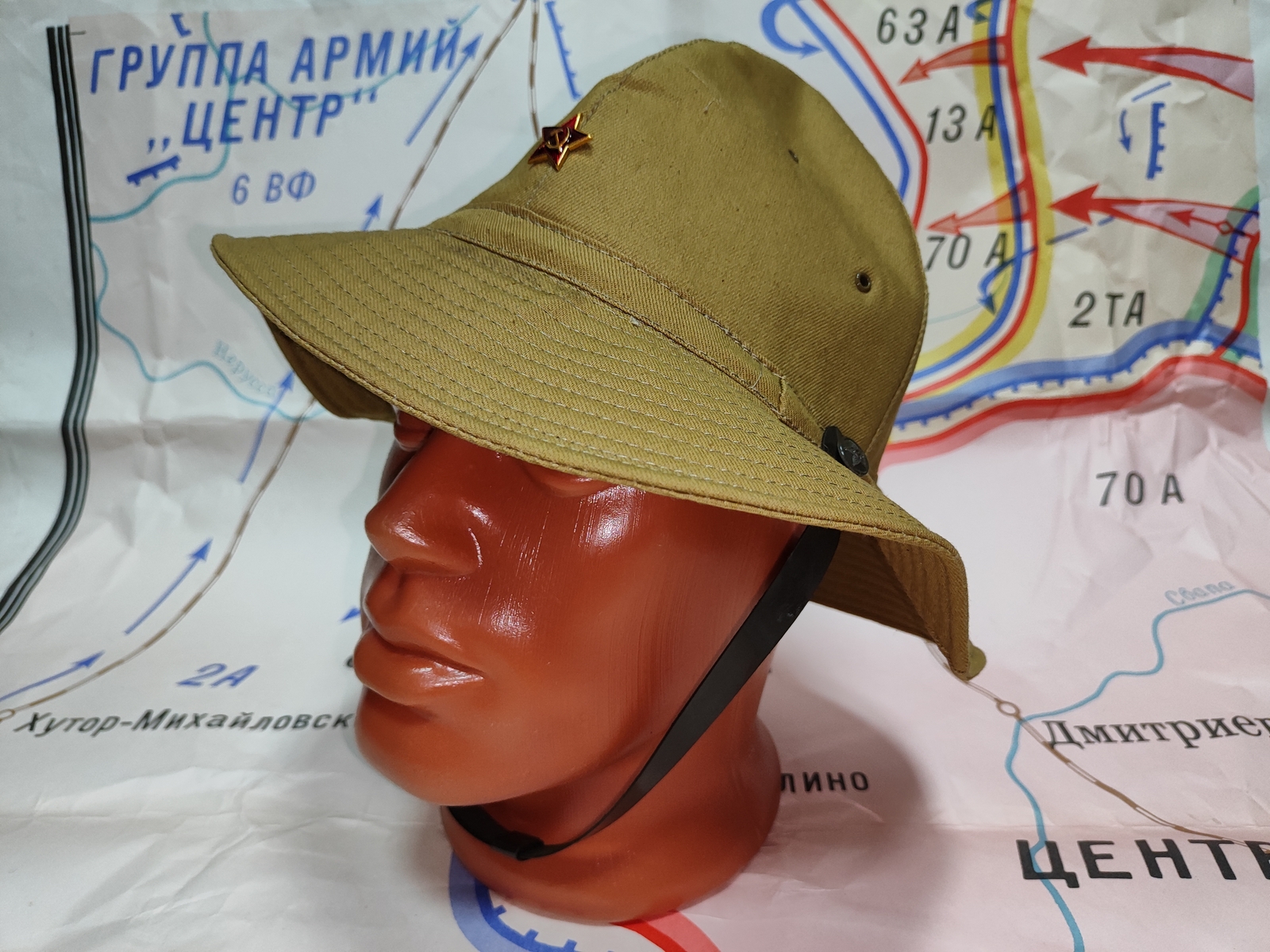 Soviet Russian Army Military Uniform Pilotka Afghan Panama Hat Cap Size M,L,XL