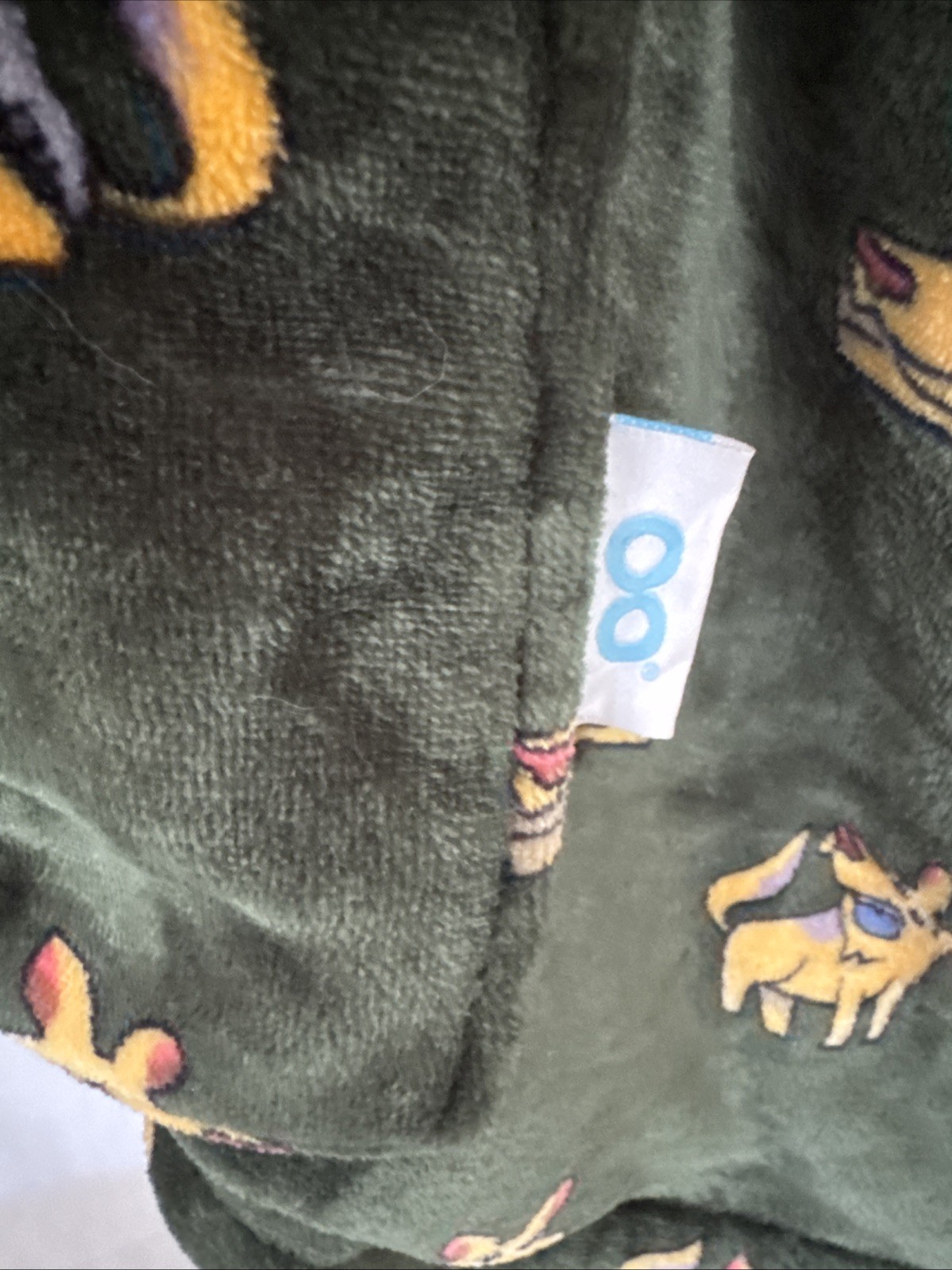 Oodie Oversized Blanket Hoodie Sherpa Adult One-Size All Over Dog Print