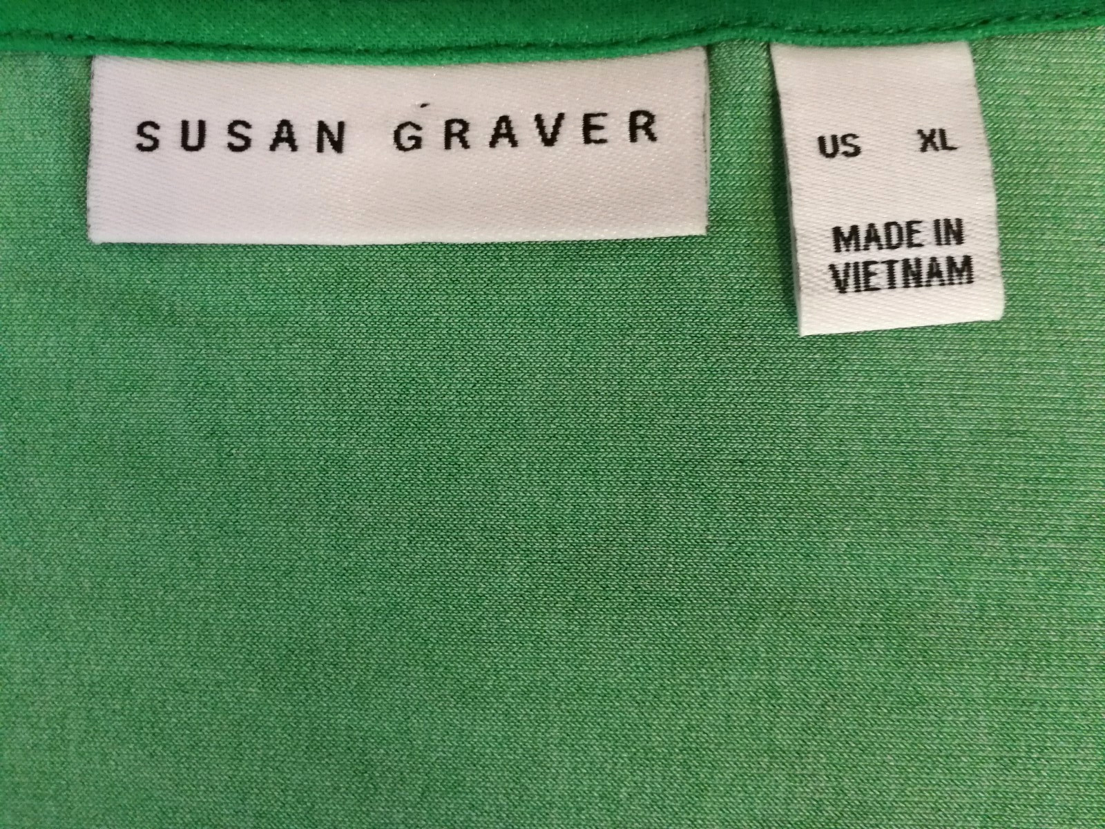Susan Graver Womens Tank Top XL Blue Green White Striped Sleeveless Blouse Shirt