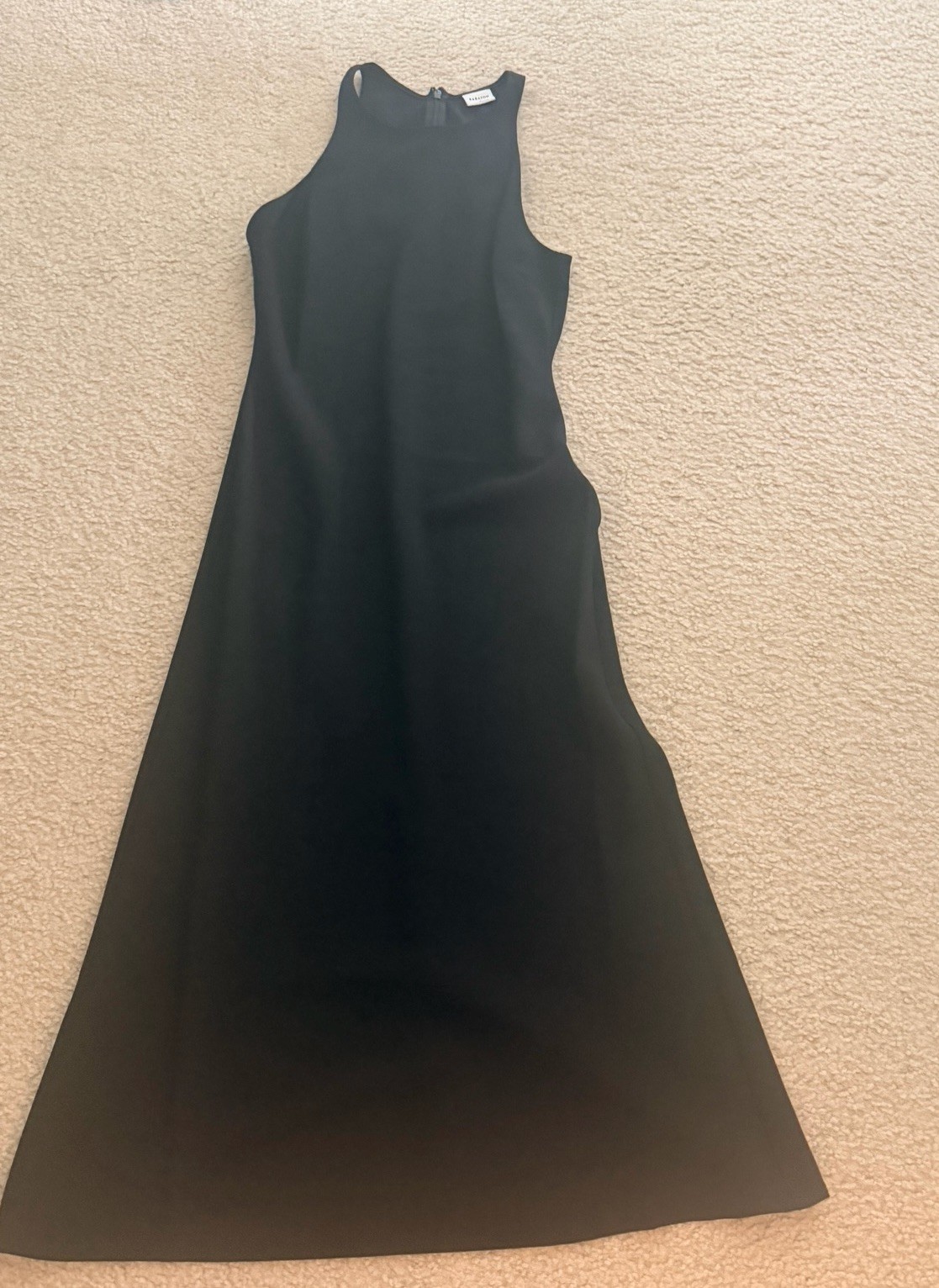NWOT Aritzia Babaton Black Maxi Sleeveless Dress size 2