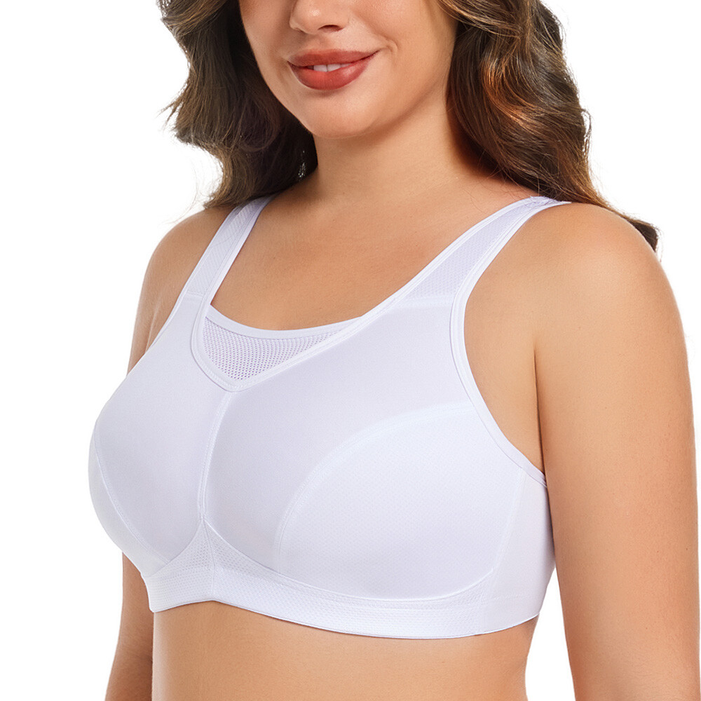 Women’S Sports Bra, Compression, Moisture Wicking, High-Impact Sports Bra ABCDGH