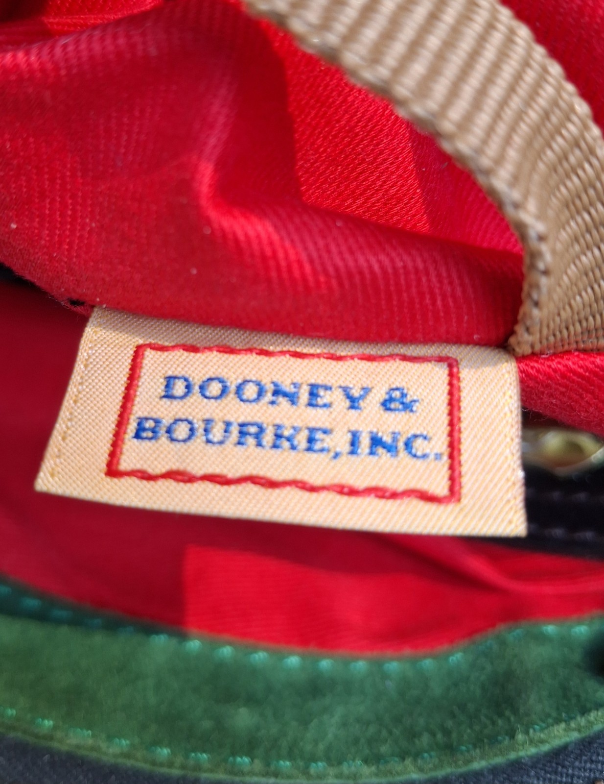 Dooney & Bourke Black Florentine Vacchetta Leather Clayton Satchel