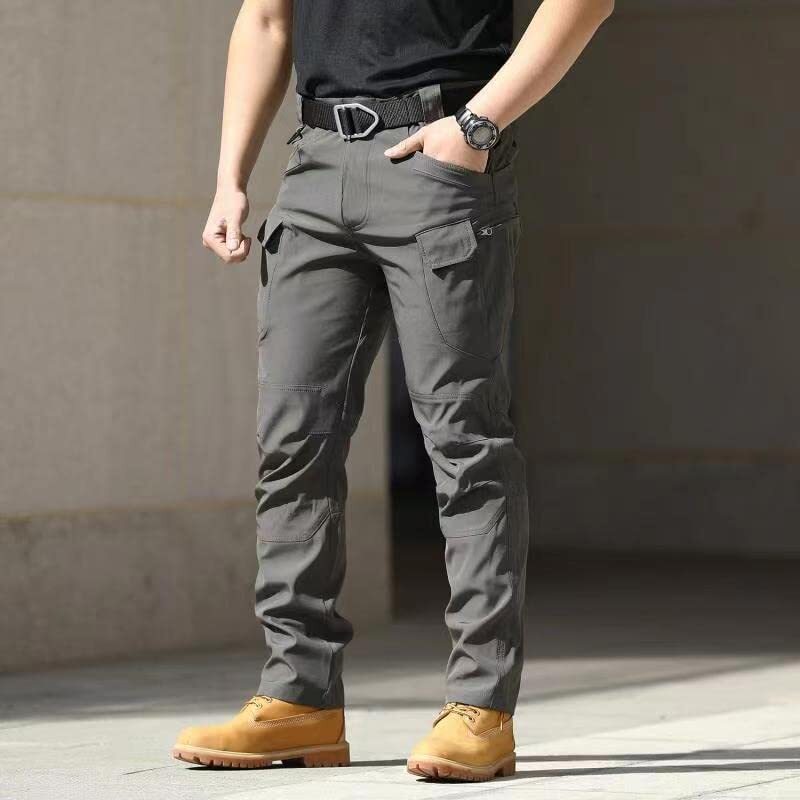 Mens Cargo Pants Tactical Waterproof Work Pants Outdoor Hiking Combat Trousers