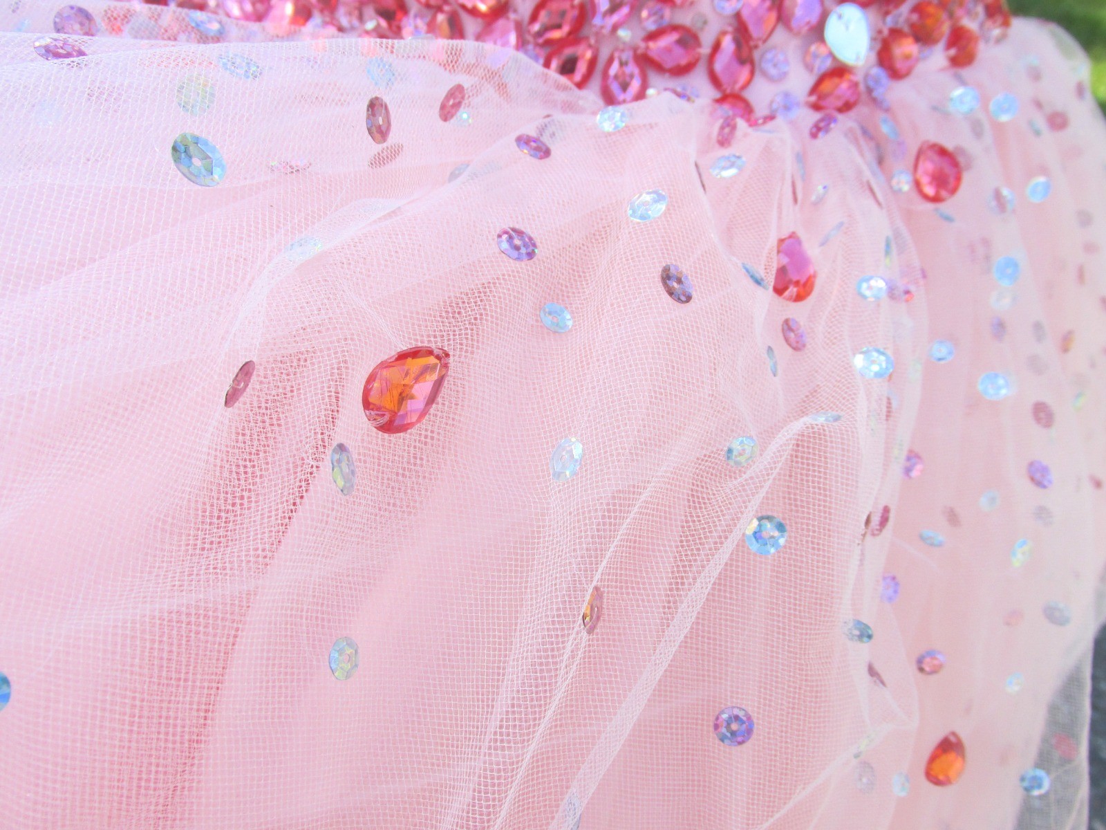 Vtg MORI LEE by Marilyn Gardner Peach Gown Dress Quinceañera Prom SZ 2